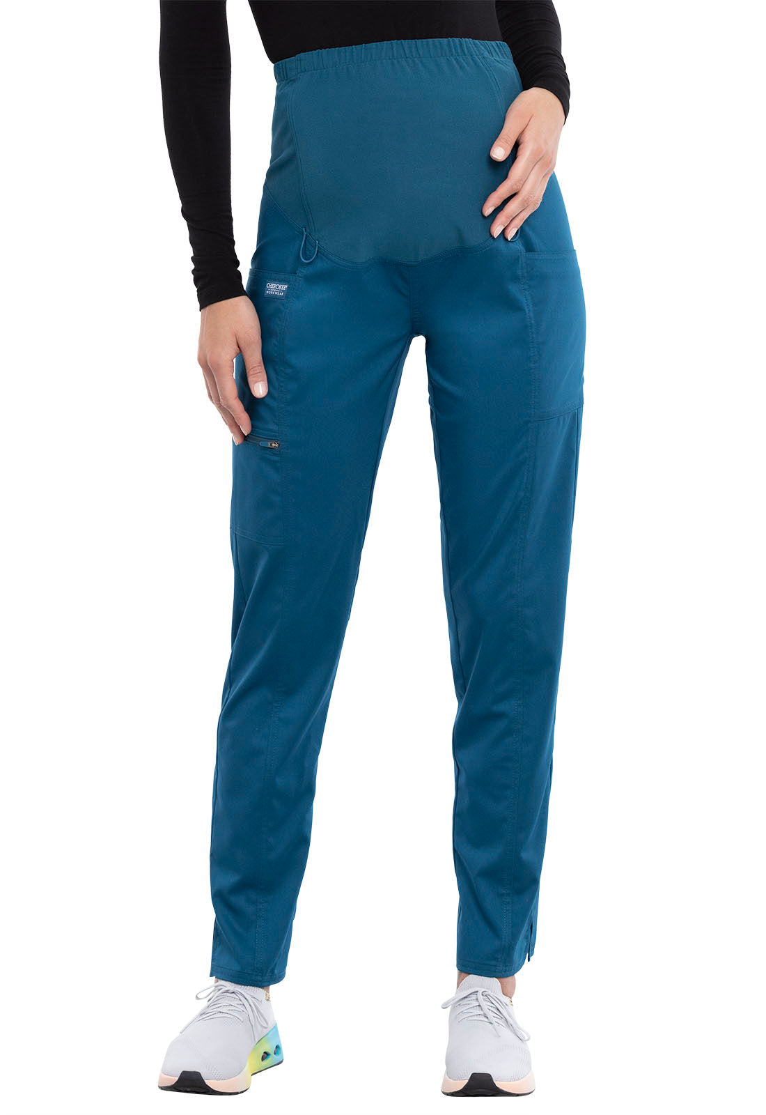 Women's Maternity Straight Leg Pant - Caribbean Blue